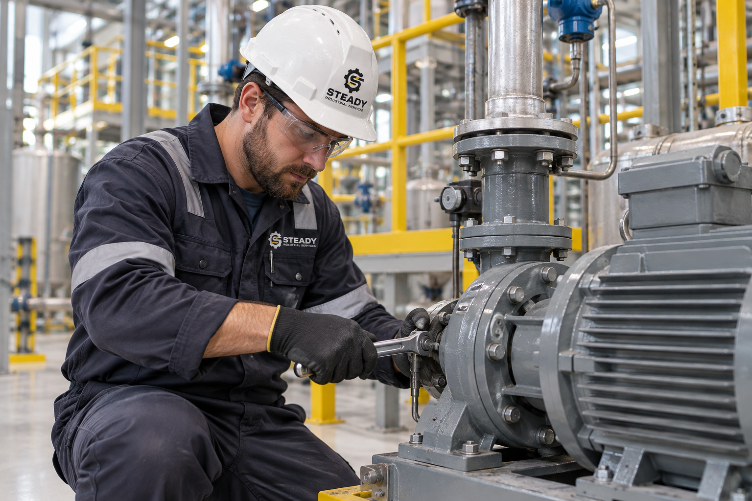 Industrial mechanical repair and troubleshooting